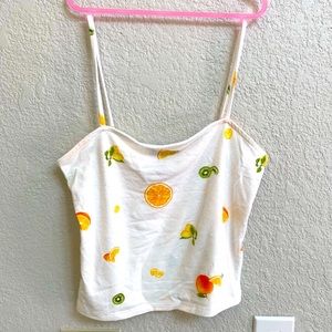 Forever 21 Citrus Crop Top